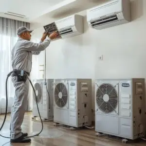 3 Unit – AC Coil Cleaning