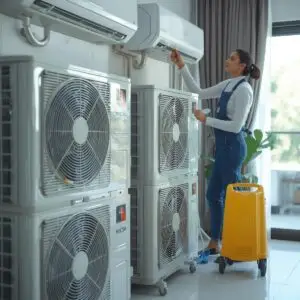 4 Unit – AC Coil Cleaning