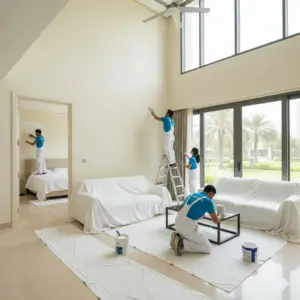 Paint services for 2 Bedroom Villa