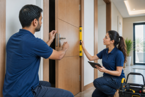 door installation repair card